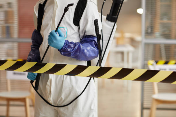 Professional Biohazard technician working in Posey, CA